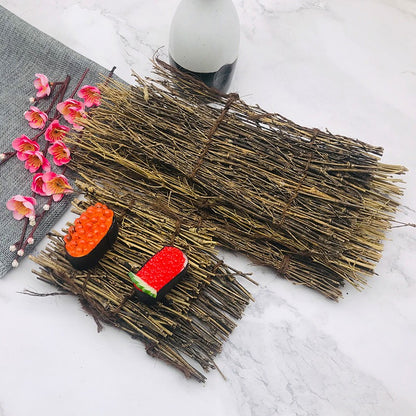 Bamboo Japanese Cuisine Sushi Boats Pine Creative Sushi Sashimi Platter Sushi Tools Cuisine Tableware Decoration Ornament