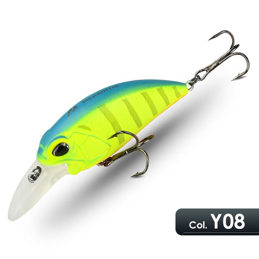 MEREDITH 6.5cm 14g JERK CRANK Wobblers Crank Fishing Lure Artificial Minnow Jerkbait Floating Hrad Lure For Trout Fishing Bait