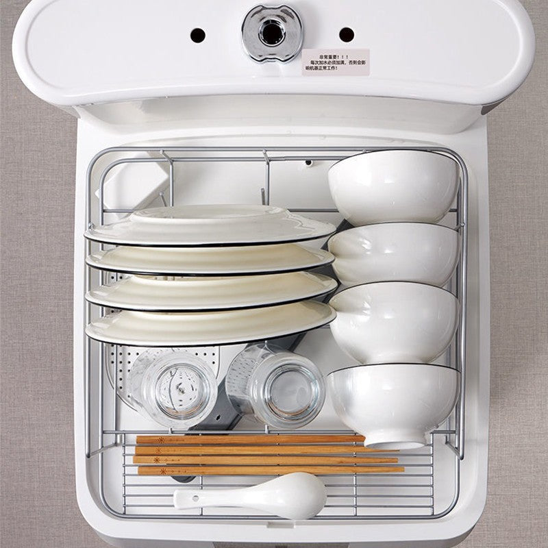 Transparent Household Countertop Mini Dishwasher, Portable Smart Automatic High-Temperature Dishwasher