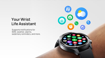 Mibro A3 Smartwatch Posicionamento GPS Chamada Bluetooth Design Super Leve Tela de 1.39'' Monitor de Saúde Relógio Esportivo Para Homens Mulheres