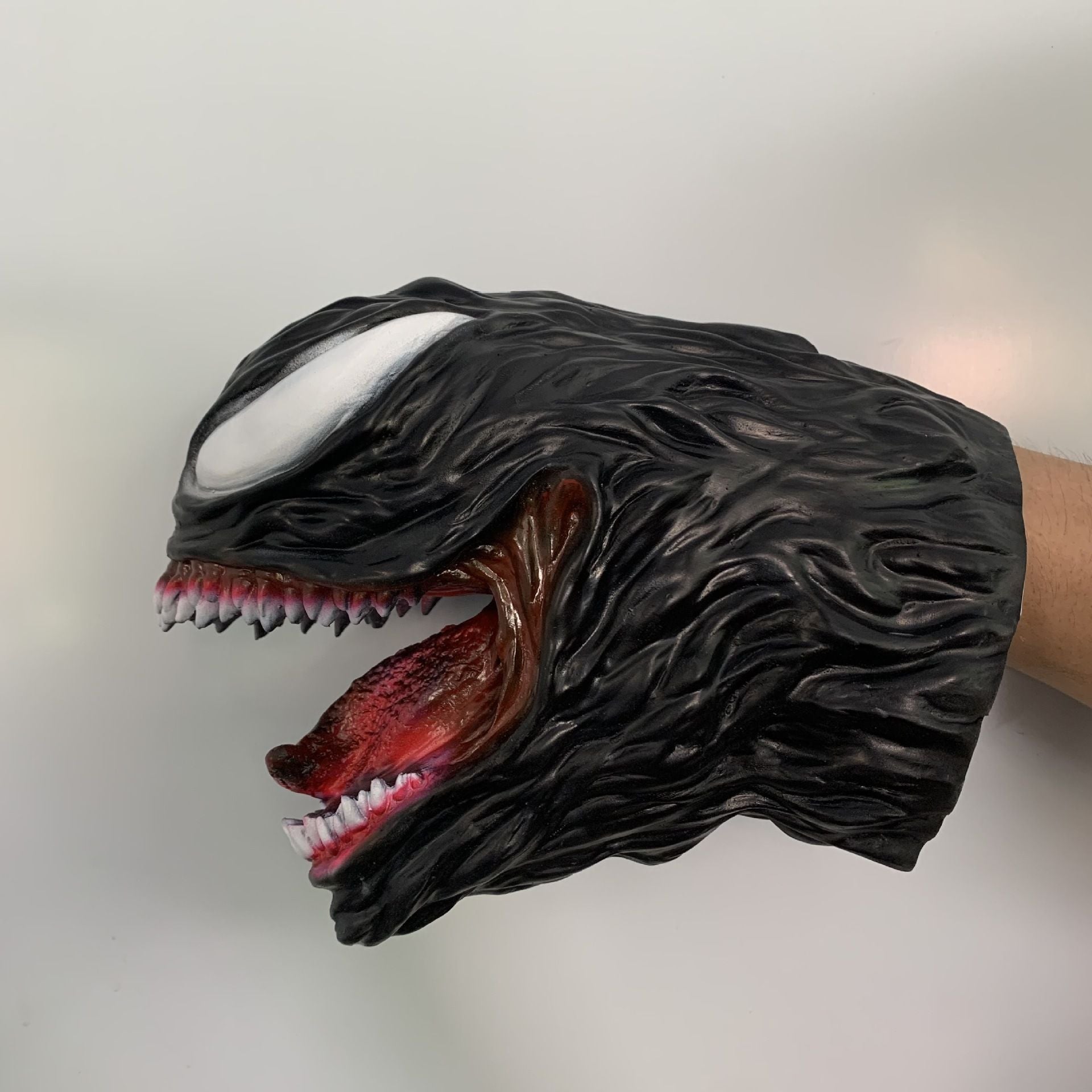 Venom Mask Cosplay Halloween Horror Hero Latex Venom Wearable Actor's Headgear Adult One-size Comic-con Party Masquerade Props