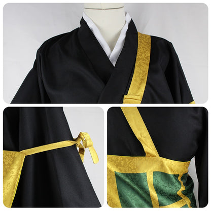 Geto Suguru Cosplay Costume Black Blue Kimono School Uniform Anime Clothe Halloween Costumes For Women Man