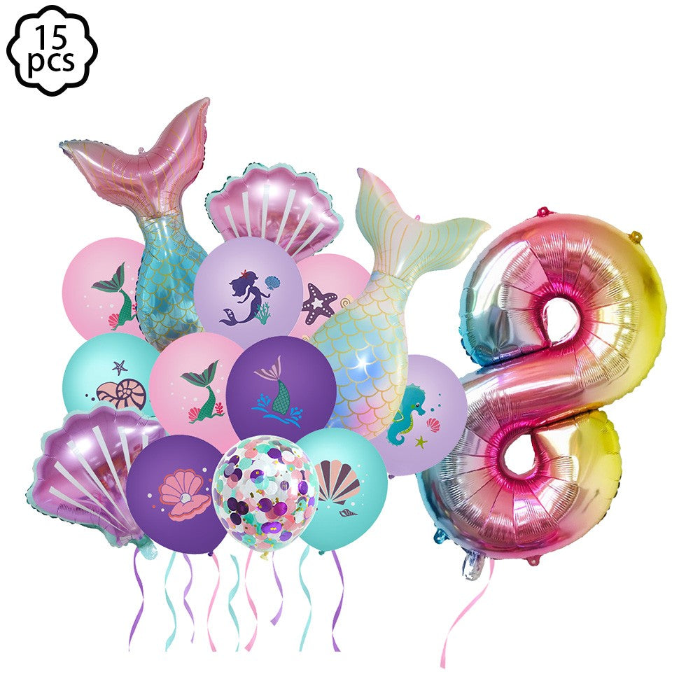 Big Upright Mermaid Tail Balloon Mermaid Balloon Wedding Baby Shower Kids Girls Birthday Decor Mermaid Birthday Party Decoration