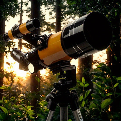 Telescópio 70300, Telescópio Monocular Portátil SUNCORE - Telescópio de Alta Potência com Abertura de 70mm para Adultos com Tripé e Adaptador de Celular