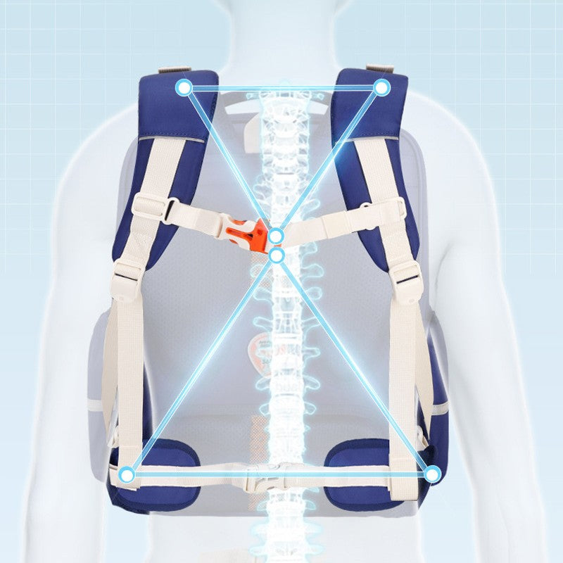 Mochila escolar estilo casual simples coreano para meninas, mochila para crianças do ensino fundamental e médio, bolsa para idades de 6 a 12 anos