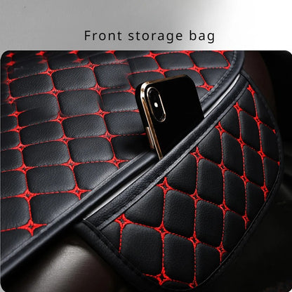Kcimo Pu Leather Car Seat Cover Seat Back Soft Cushion Universal Front and Rear Car Seat Cushion Chair Carpet Pad Four Seasons