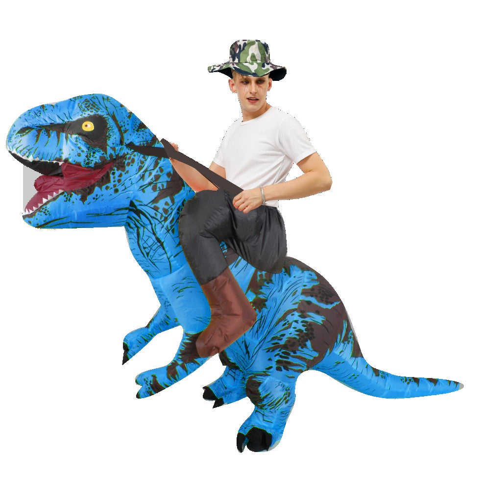 T-REX Monster Inflatable Costume Blow Up Cosplay Dinosaur Clothing Carnival Halloween Christma Dress For Man Woman Party Show