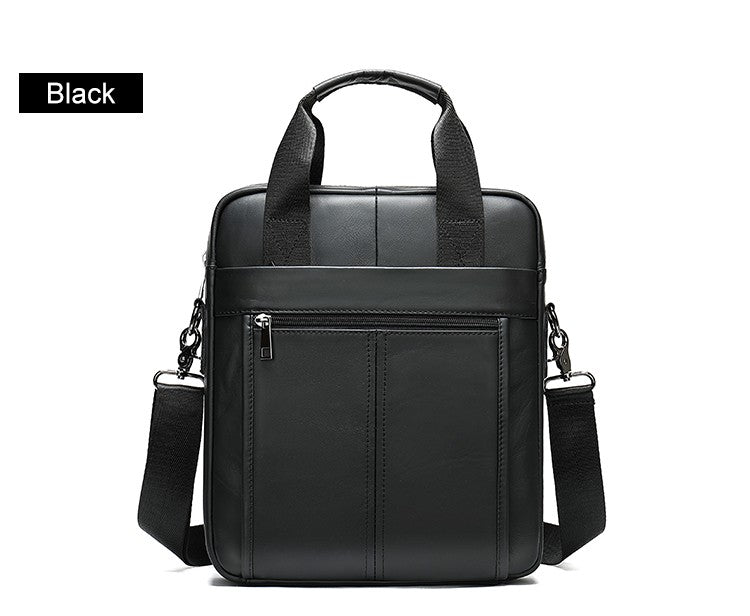 WESTAL Men's Shoulder Bags Genuine Leather Crossbody Messenger Bag For 13.3 Inch Laptop Briefcase Leather Man Handbags 8577