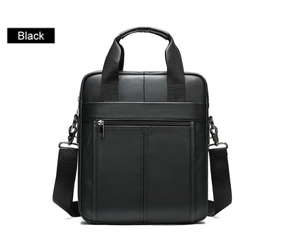 WESTAL Men's Shoulder Bags Genuine Leather Crossbody Messenger Bag For 13.3 Inch Laptop Briefcase Leather Man Handbags 8577