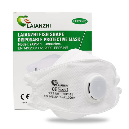 LAIANZHI FFP3 CE Face mask Air valve protective masks pm2.5 masks harmful hygiene mask filter Headwear mouth mask ffp3mask