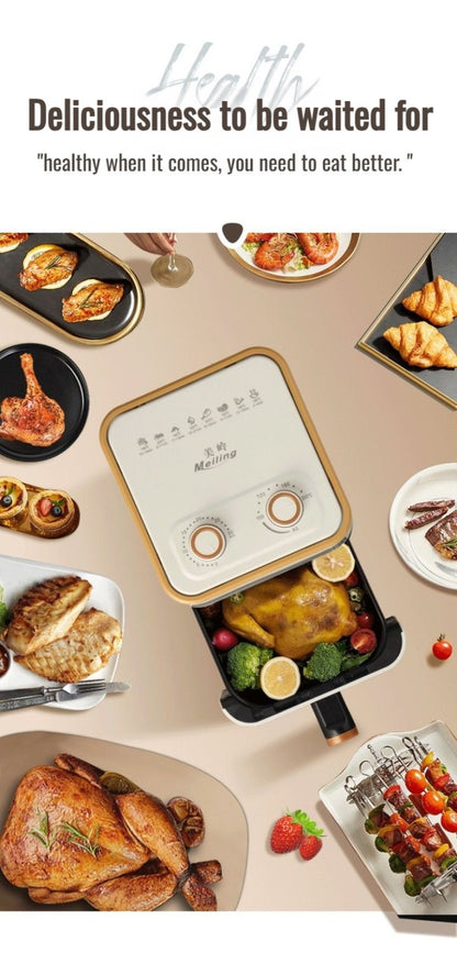 Home Smart Air Fryer Large Capacity Multifunctional Electric Fryer French Fry Machine Cooking Oven integrated Hot fryer Oven