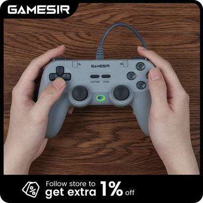 GameSir Tegenaria Lite Switch Controller with Hall Sensor Sticks, 1000Hz Polling, No Drift for Nintendo Switch 2 and PC
