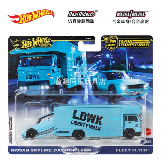 2025 New Genuine Mattel Hot Wheels 1:64 Team Transport 2024 FLF56 D Mix 4 1/64 Collection Diecast Vehicle Models Toys Kids Gifts
