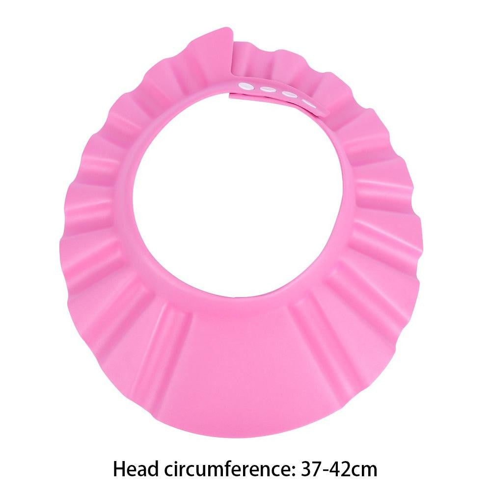 Touca de Banho Protetora Ajustável para Cabelo de Bebês e Crianças
