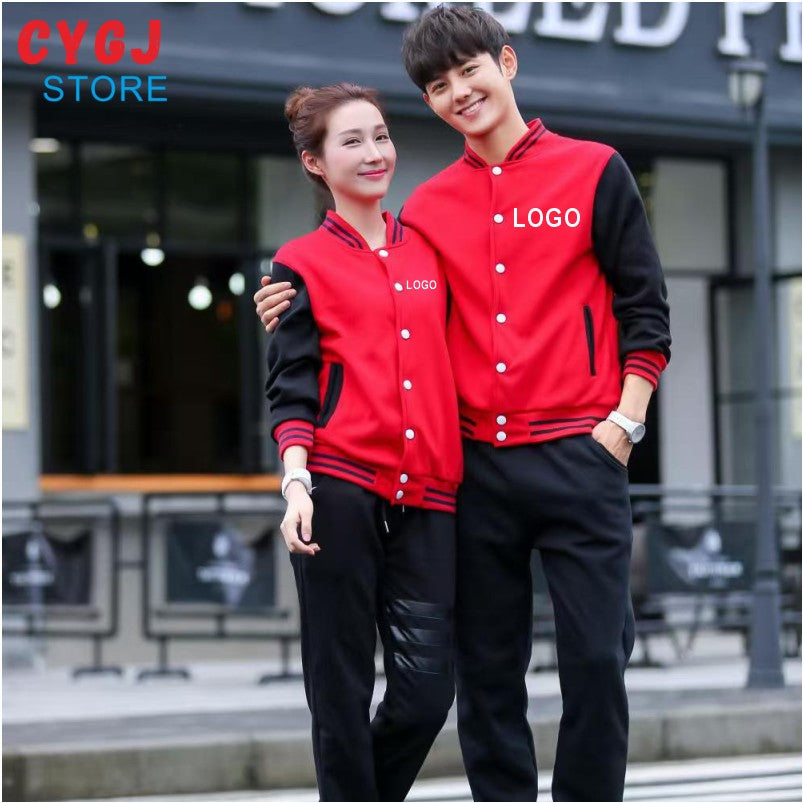 High Quality Baseball Uniforms Warm Jacket All-match Plus Velvet Jacket Custom Printing Embroidery LOGO Costume Varsity Jacket