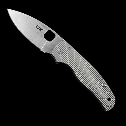 OK 229TIP Ceramic Bearing TC4 Handle %M390 Blade Knife
