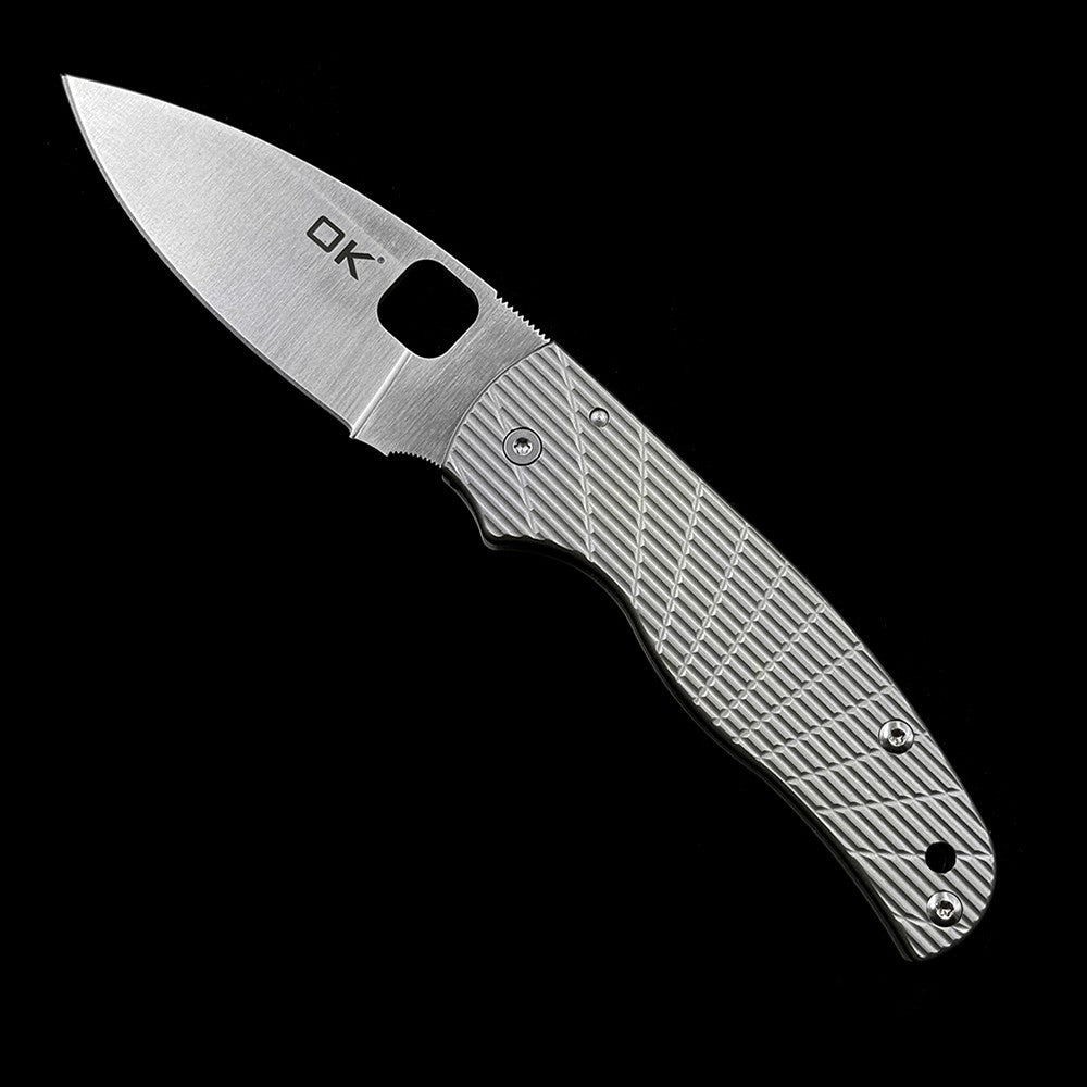 OK 229TIP Ceramic Bearing TC4 Handle %M390 Blade Knife