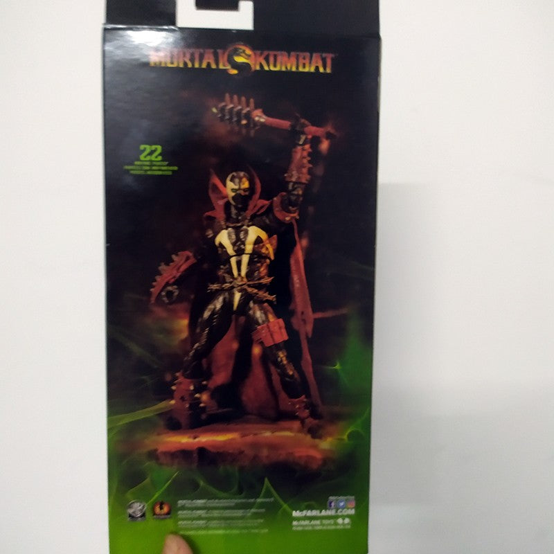 Boneco Spawn Mortal Kombat Action Figure MF Brinquedos Coleção Figurals Modelo Presente de Aniversário
