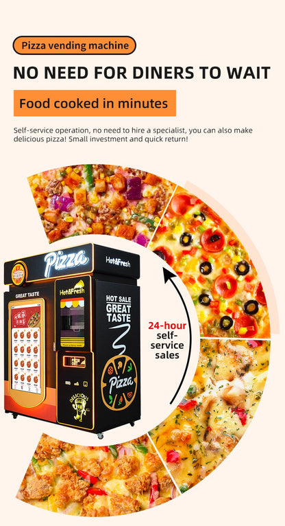Outdoor Pizza Vending Machine for Sale 69 Pcs 12 Inch Pizza Full Automatic Outside Vending Machine Good Quality