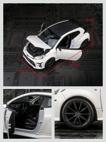 Maisto 1/24 GR Toyota Yaris Carro de Liga Leve Modelo Diecast Veículos de Metal Modelo de Carro Alta Simulação Escala em Miniatura Brinquedo Infantil de Presente