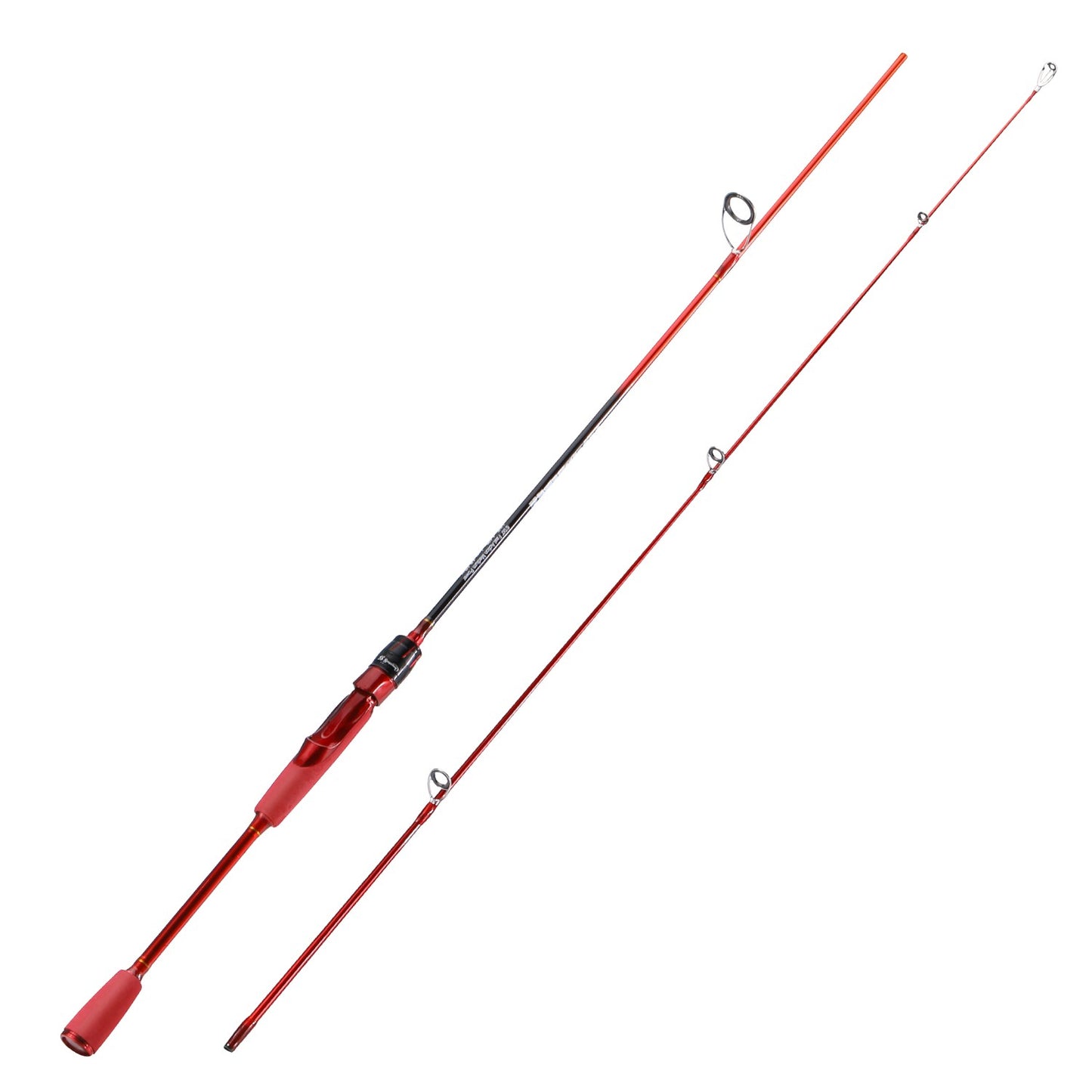 Sougayilang Spinning Fishing Rod 1.8m 2.1m Carbon Rod Baitcasting Fishing Rod 2Section Eva Handle Lure Rod Bass Freshwater Fish