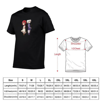 man graphic for shirt pack Chibi t t man plain t Shirayuki shirts T-Shirt shirt & man Zen T-Shirt cotton