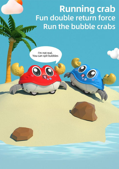 Kids toys small gifts double pull cartoon crab animal inertia car baby puzzle clip doll boy girl gliding toy