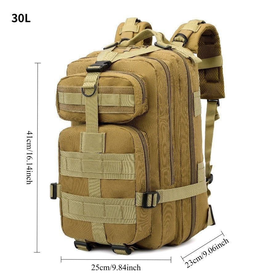 Mochila Tática Elite 50L/30L | Mochila de Trabalho e Militar 3X Mais Forte | Resistente e de Alta Durabilidade | Mochila de Sobrevivência MOLLE de 3 Dias