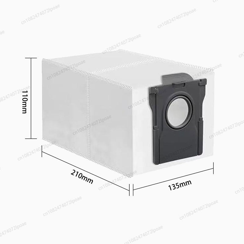 Acessórios para Robô Aspirador Dreame L10s Pro Ultra Heat / X30 Ultra: Escova Principal, Escova Lateral, Pano de Limpeza, Filtro Hepa, Saco de Pó, Peças de Reposição