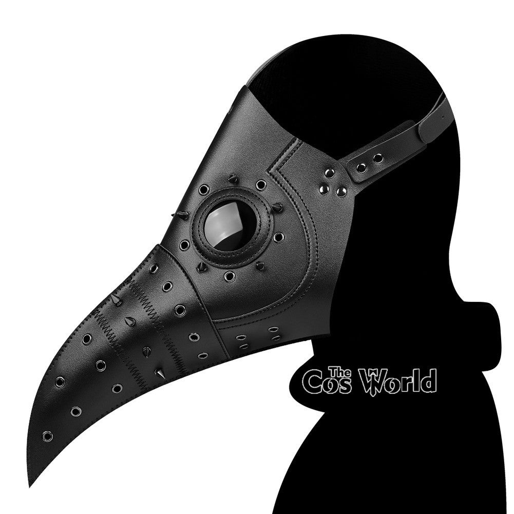 Halloween Plague Doctor Mask Steampunk Gothic Bird Beak Props for Party Carnival Cosplay Costumes Masquerade