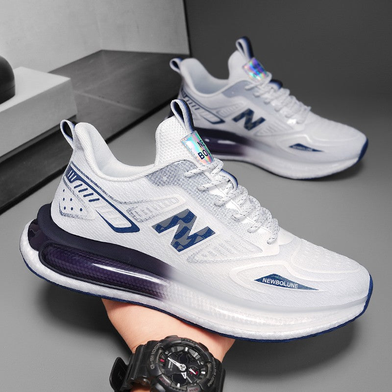 Sports Shoes for Men Mesh Breathable Comfortable Outdoor Sports Trendy Lace-up Sneakers 2025 New Casual Running Shoes for Man