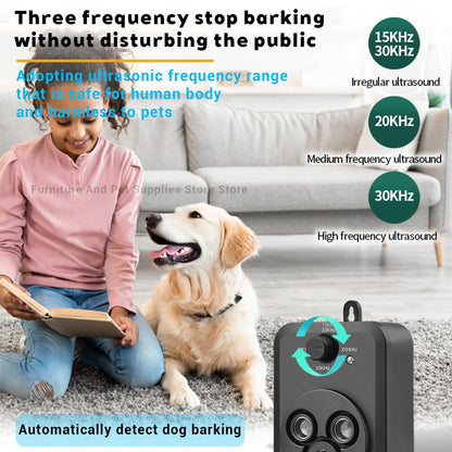 Dispositivos Anti Latido Dispositivos de Controle Automático de Latidos com 3 Modos Ultrassônicos para Cães Dispositivos para Parar Latidos de Cães