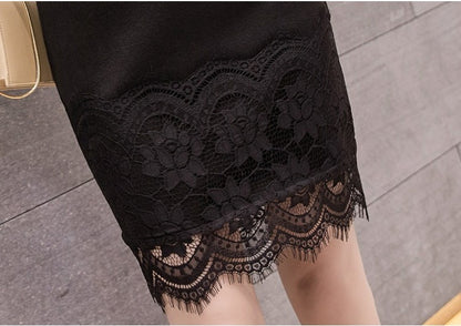 High-Waisted Slim-Fit Fresh A-Line Skirts 2025 Summer New Lace Short Plus Size Skirts Stylish INS Style Bodycon Skirt