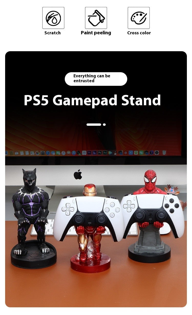 New Avengers Anime Homem-Aranha Venom Ps5 Xbox Suporte de Exposição Base Deadpool Action Figure Brinquedos Celular Ps4 Suporte Modelo Boneca