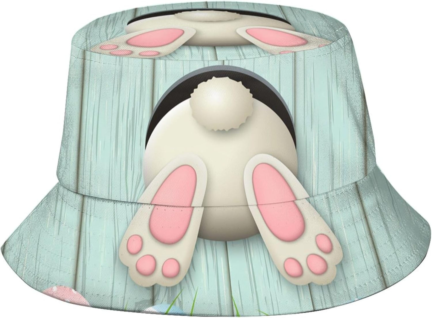 Easter Eggs 4 Bucket Hat for Women Men Summer Travel Beach Sun Cap Easter Hat Outdoor Fisherman Hat Unisex