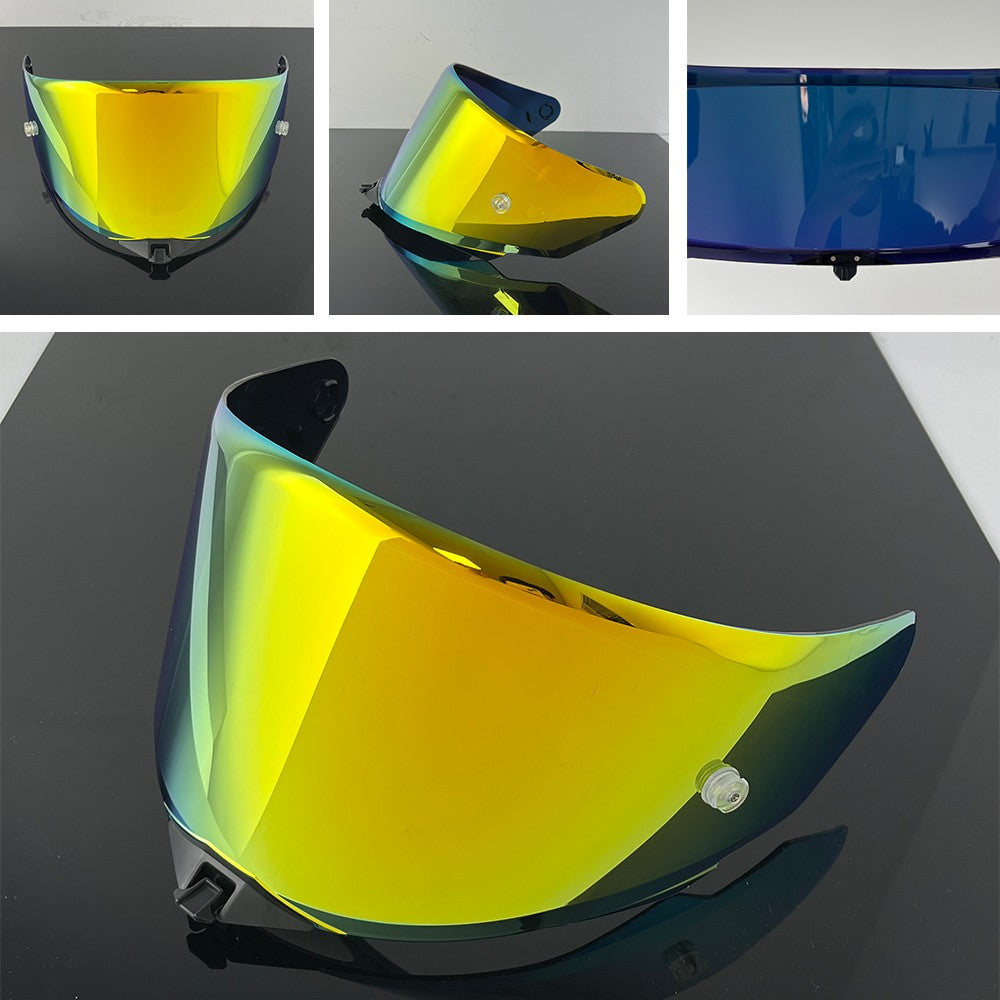 Viseira de capacete de motocicleta para capacetes KYT TT Revo Lente de substituição Escudo Para-brisa Óculos para KYT