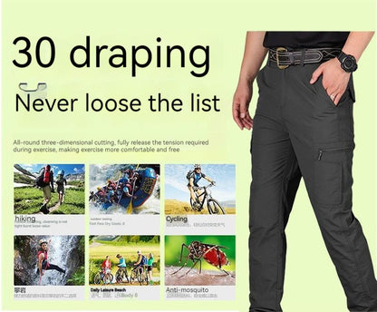 Male Cargo Pants Men Army Military Tactical Pants Streetwear Jogger Trekking Hiking Mountain Work Tourism Trousers Slim Fit