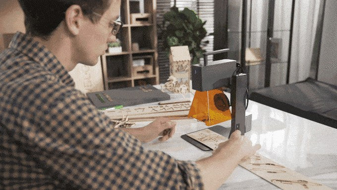 LaserPecker 2 Laser Engraver Portable Wood Engraving Machine DIY Logo Printer Wood Graver Art Making Laser Engraving Machine