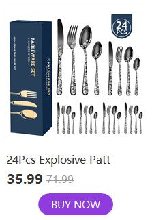 20/30/40Pcs Luxury Tableware Flatware Set Creative Snake Skin Hotel Steak Dinnerware Set Stainless Steel Gold Cutlery Set Gift