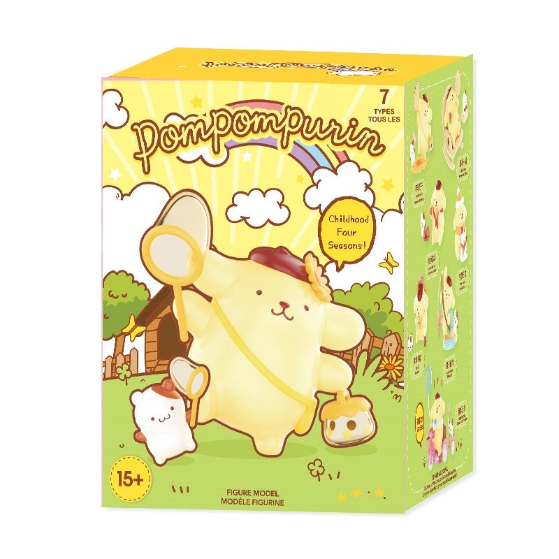 Pudding Dog Childhood Four Seasons Series Blind Box Sanrio Ornament Trendy Play Cute Children's Fun