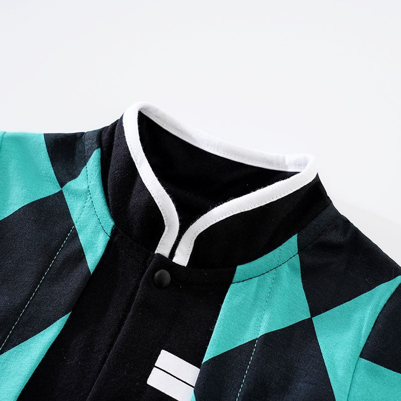 Cartoon Cosplay Outfit Baby Boy Girl Outfit Infant Clothes Toddler Costume Romper Jumpsuit 0-18 Months Newborn Short Sleeve baby