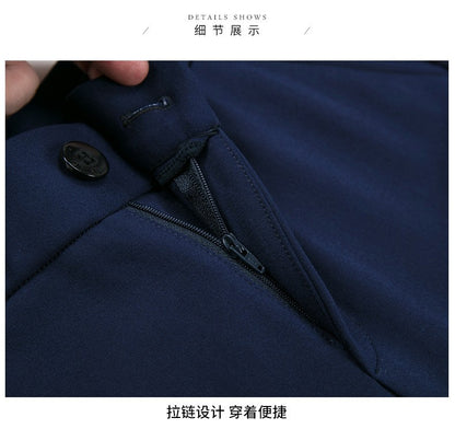 Stretch High Waist Trousers Women's Fashion Casual Pants Black Khaki Navy Blue Slacks Women Pantalones