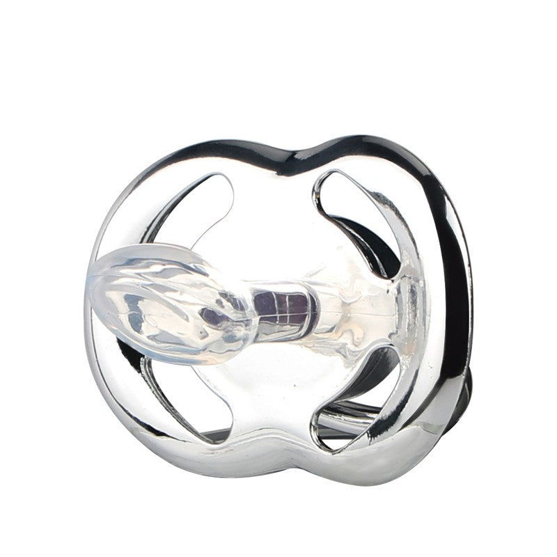 MIYOCAR BPA free CPSIA/CPSC PASS gold sliver pacifier with box set ideal gift for baby unique in the world bling pacifier