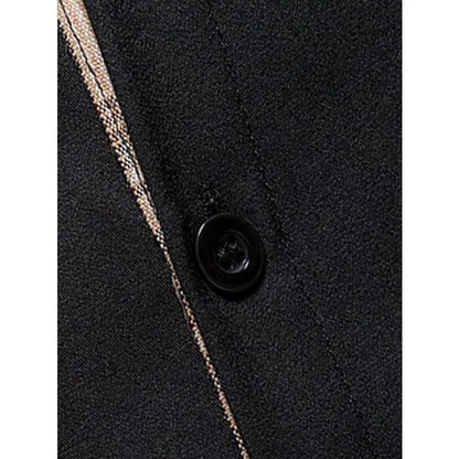 Bolubao Men Brand New Shirt Fashion Smart Casual Business Four Season Long Sleeve Black Male Elastic Shirt