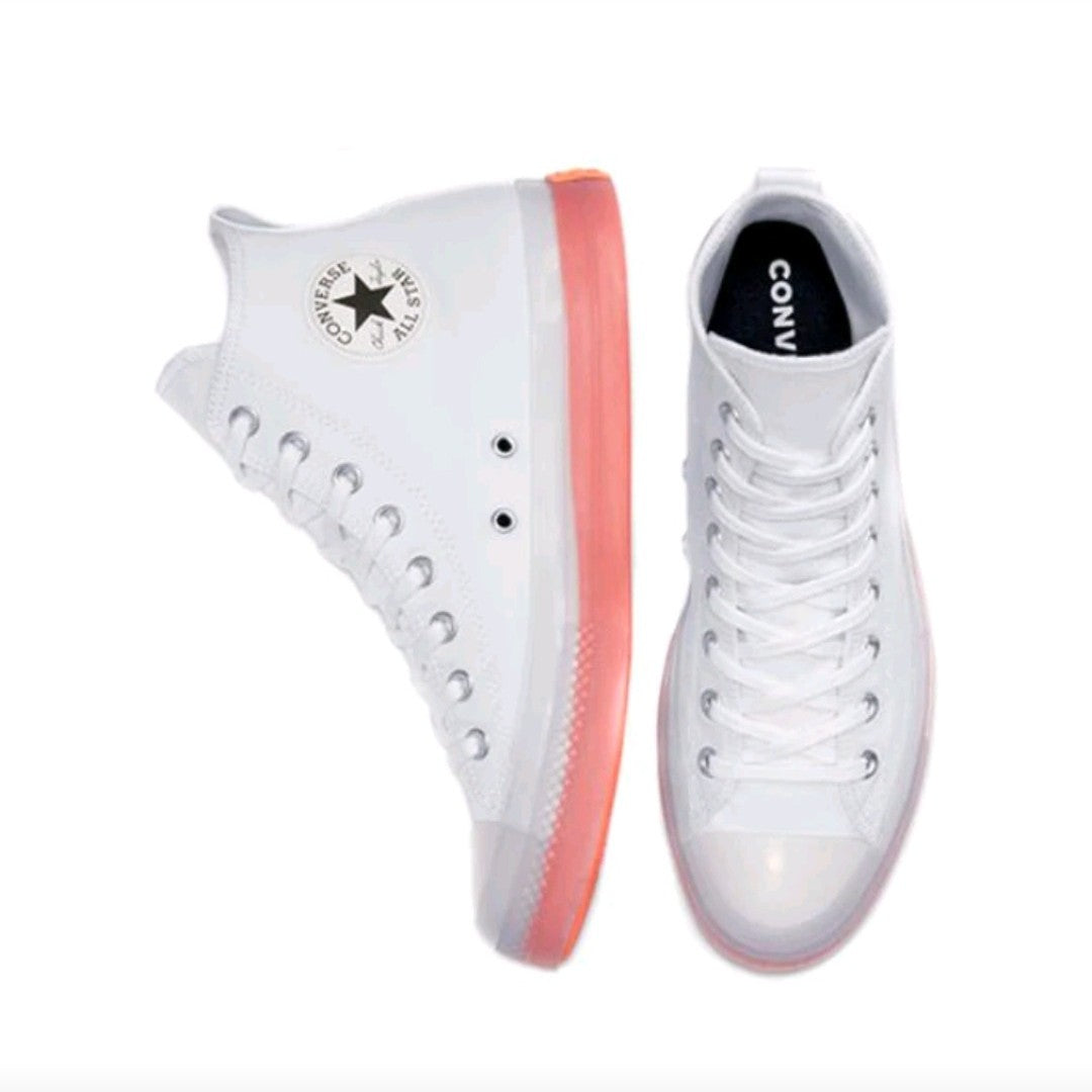 Converse Chuck Taylor All Star CX Men's and Women's Skateboarding Shoes, Light Weight, Lifestyle Sneakers, White/Orange