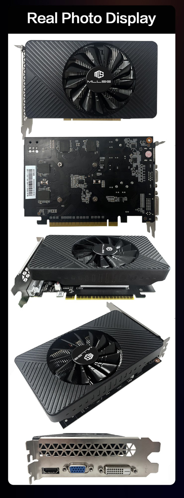 MLLSE Placa De Vídeo NVIDIA GTX 750TI 4GB GTX 750 8GB GDDR5 128-bit PCIe 3.0 x16 Desktop Computador Gaming GPU Nova Placa