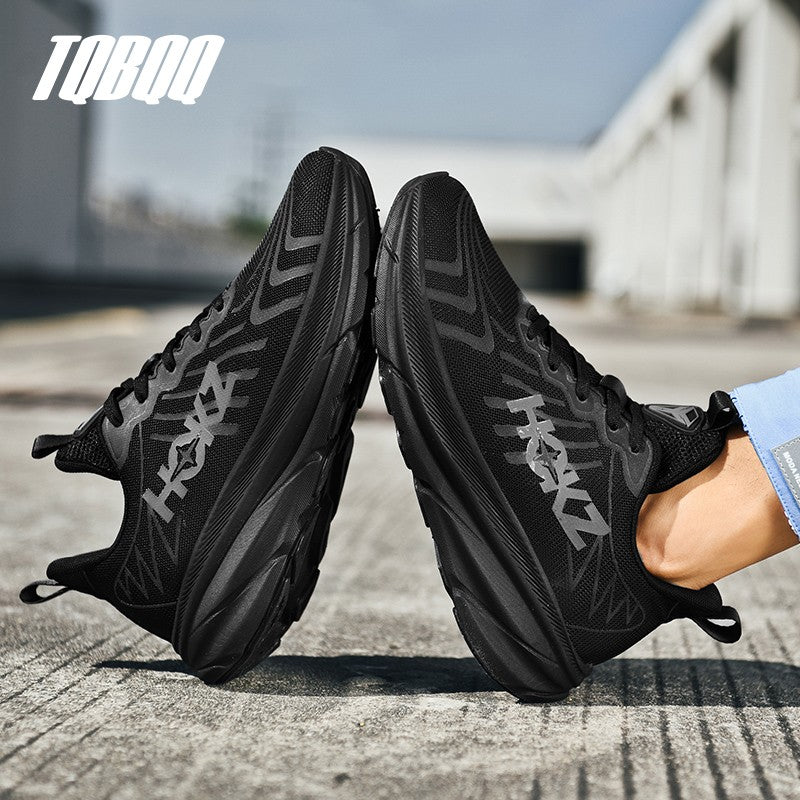 Tênis de Corrida Masculino com Placa de Carbono e Amortecimento de Ar, Tênis Esportivo Feminino Macio e Robusto, Sapatos Casuais para o Dia a Dia e Caminhada ao Ar Livre