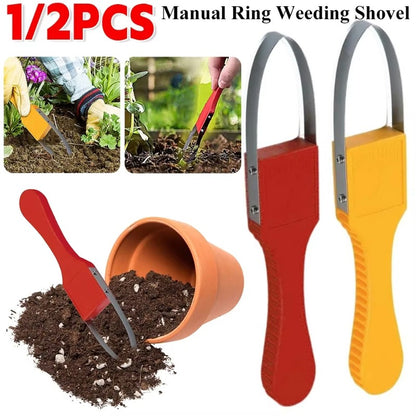 Multifunctional Garden Cleaning Weeder Multifunctional Grass Puller Tool Creative Manual Ring Weeding Shovel Outdoor Weeding Too