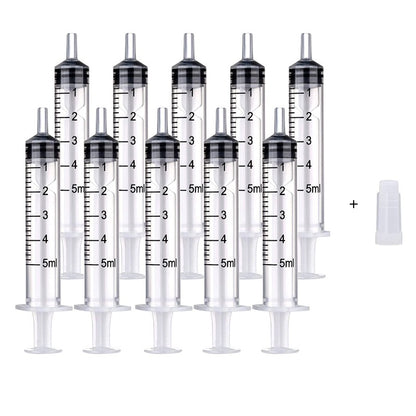 1/5/10/20 seringas de plástico para hidroponia, medição de perfume, enxágue, amostrador descartável, injetor, seringa de medição e injeção