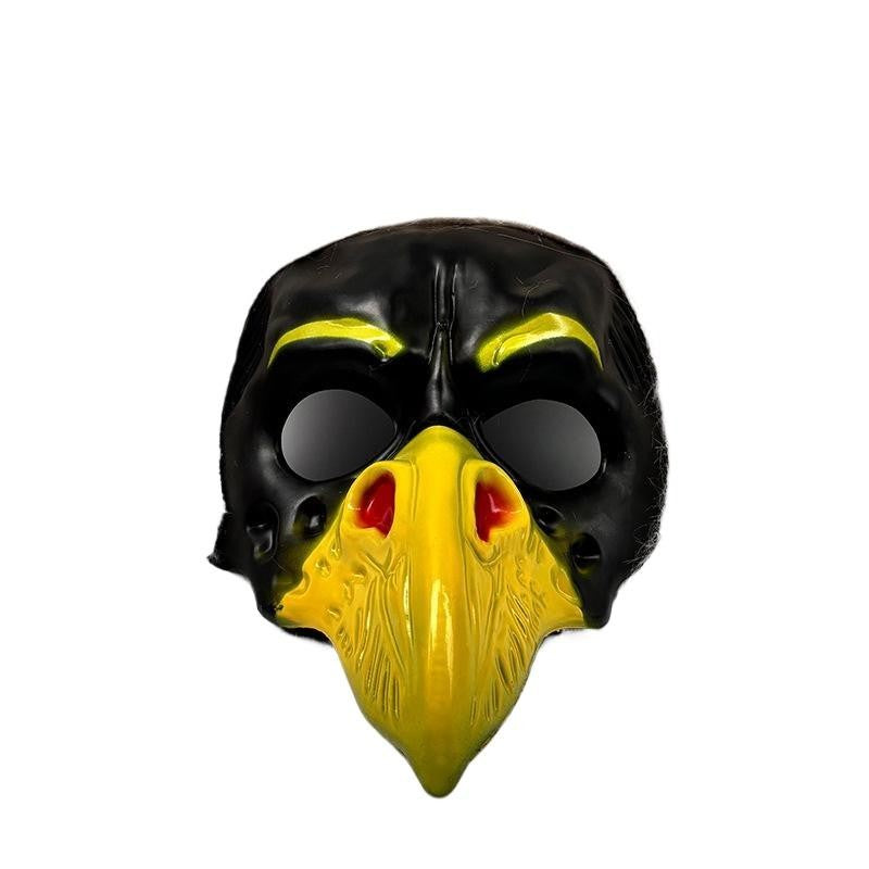 Halloween Cosplay Scary Eagle Face Mask NPC Funny Prank Scare Headgear For Party Ball Costume Prop Ideal For Halloween